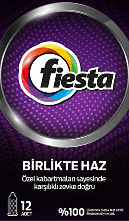 Fiesta Dotted (Tırtıklı) Prezervatif 12 li