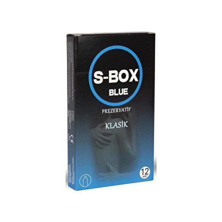 S-Box Blue Klasik Prezervatif 12'li Paket