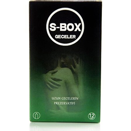 S-box Prezervatif 12 li Uzun geceler