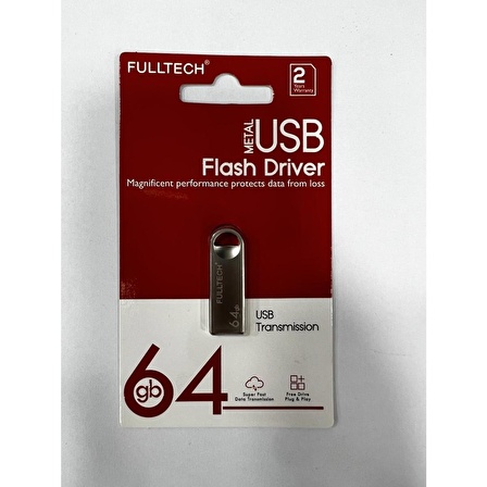 FullTech Metalik 64 GB USB Flash Bellek