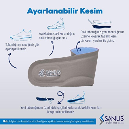 A100 Model Memory Foam ,Ortopedik,Spor,Düz Tabanlık,Topuk Dikeni,Hava Yastıklı,Boy Yükseltici