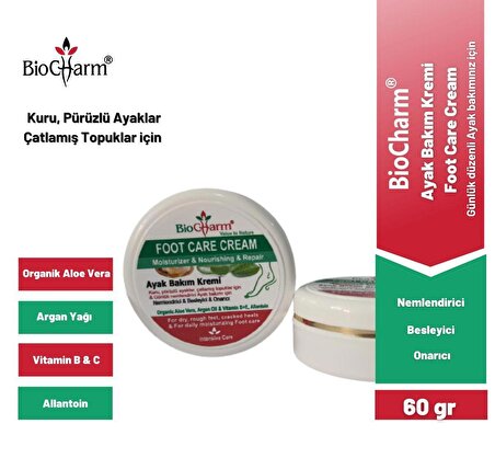 BioCharm - Ayak Bakım Kremi / Foot Care Cream