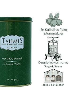 Tahmis Organik Menengiç Öğütülmüş Sütlü Türk Kahvesi 250 gr 