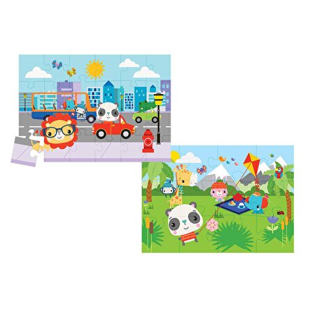 Fisher Price Baby Puzzle City Fun Picnic 2In1