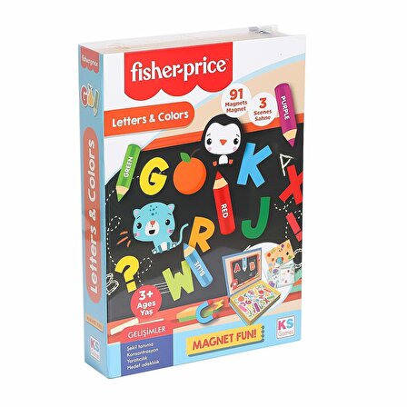 Fisher Price Baby Puzzle Letters Colors -KS Puzzle