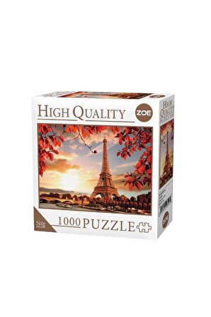 Puzzle 1000 (Bin) Parça - Eyfel Kulesi Paris