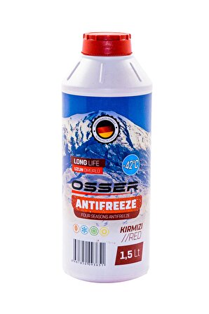 OSSER Antifriz 1,5 LT Kırmızı -42 Derece