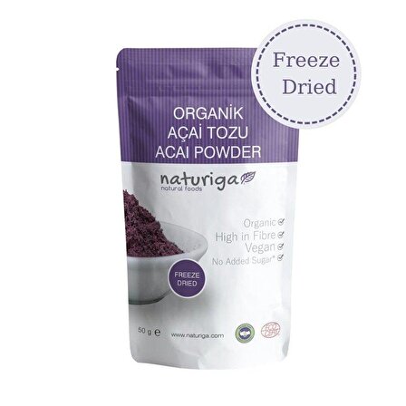 Naturiga Organik Acai Tozu 50 gr.