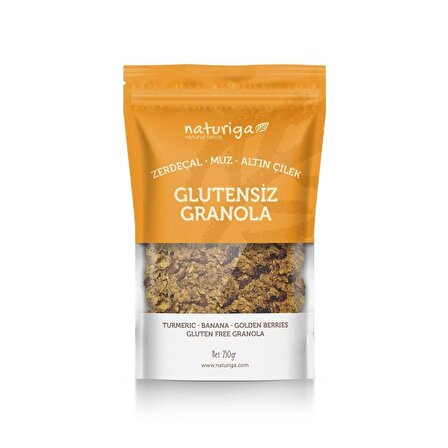 Naturiga Glutensiz Zerdeçal & Altın Çilek Granola(250gr)