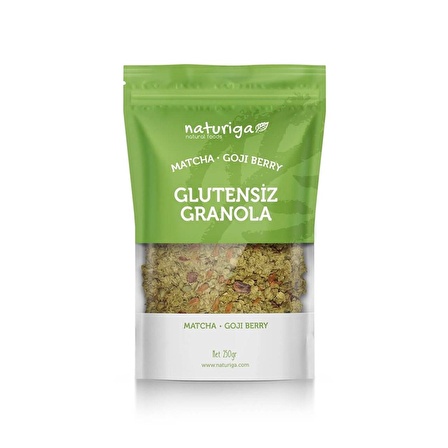 Naturiga Glutensiz Matcha & Goji Granola(250gr)