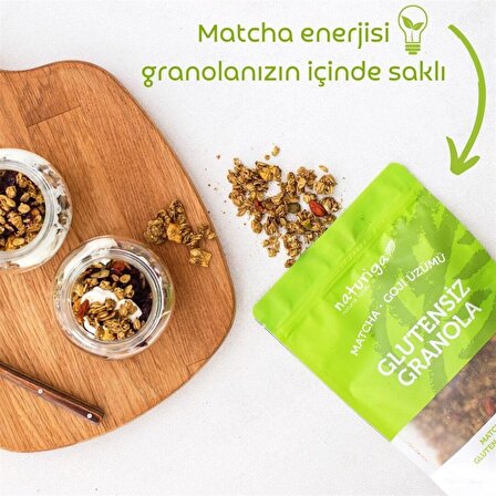 Naturiga Glutensiz Matcha & Goji Granola(250gr)