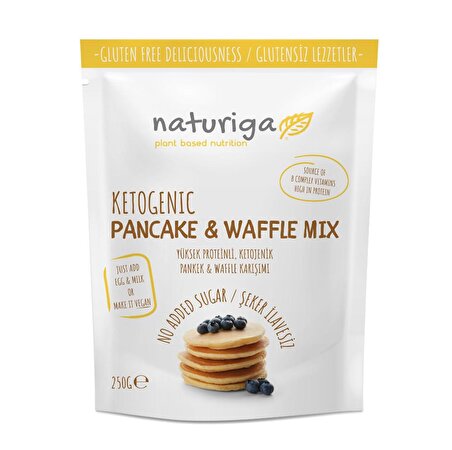 Naturiga Ketojenik Pancake ve Waffle Mix 250gr