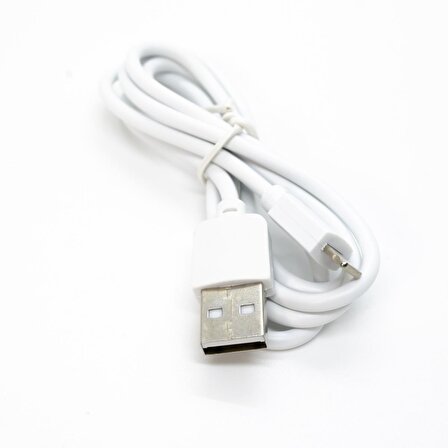 Factor ­M Lightning İphone Uyumlu Data ve Şarj Kablo 2.4A 1m Beyaz (FMMDKBYZ)