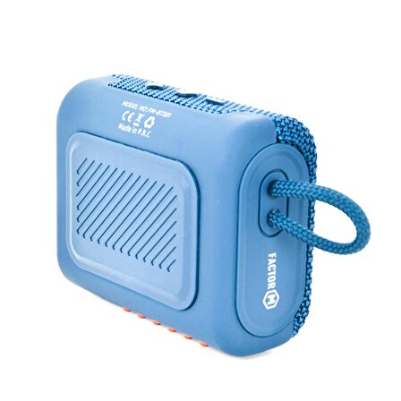 Factor M BTS01 Taşınabilir Bluetooth Hoparlör Mavi