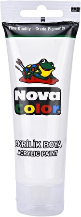 Nova Color Tüp Akrilik Boya 75 Gram Beyaz