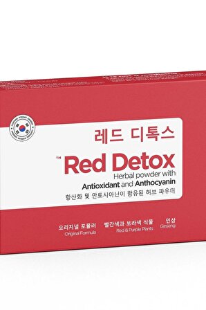 Red Detox - Kırmızı Detoks Bitki Tozu Karışımı