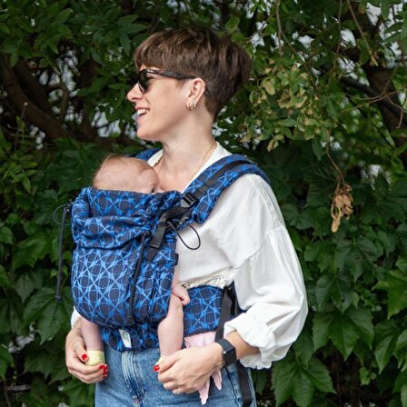 Softy Baby Carrier - Marble Sapphire