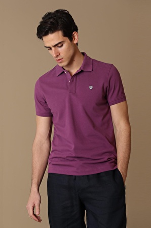 Lufian Erkek Laon Spor Polo Yaka T-Shirt 627111040091 Bordo