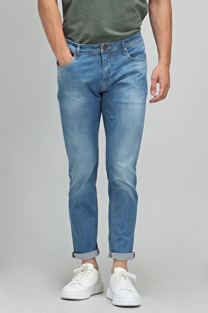 Gary Smart Jean Erkek Pantolon Slim Fit Mavi