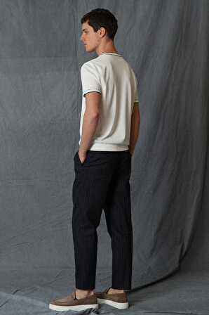 Brad Smart Erkek Chino Pantolon Tailored Fit Lacivert
