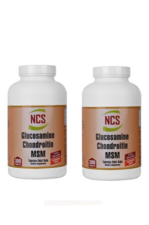 Glucosamine Chondroitin MSM Collagen GLUKOZAMİN 300 TABLET 2 Kutu 600 Tablet