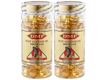 Dmp Omega 3-6-9 1000 Mg Balık Yağı 2x200 Softgel