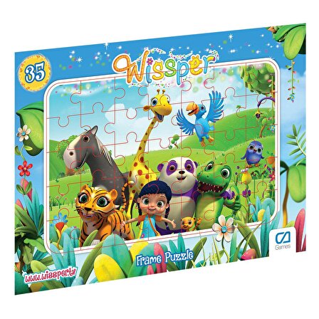 CA Games Hayvanlar 35 Parça Çocuk Puzzle