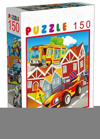 CA Games Taşıtlar 150 Parça Çocuk Puzzle