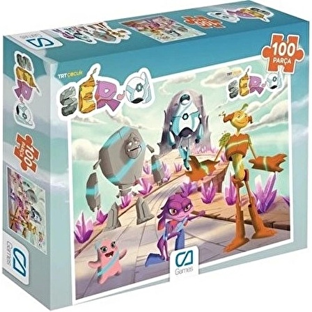 BigsToy TRT Çocuk 3+ Yaş Büyük Boy Puzzle 100 Parça