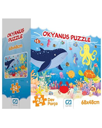 Ca Games 24 Parça Okyanus Yer Puzzle 5231