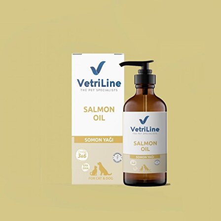 VETRILINE CAT & DOG SALMON OIL (Kedi ve Köpek Somon Balık Yağı)