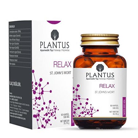 Plantus Relax 596mg 60 Kapsül