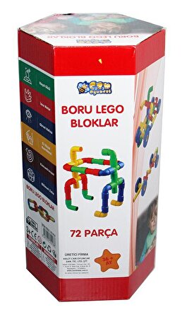 72 PARÇA BORU LEGO