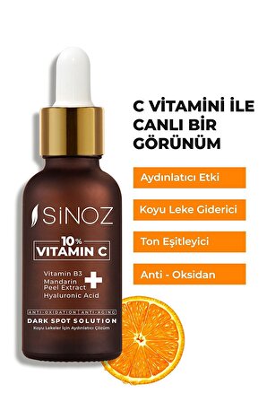 Aydınlatıcı C Vitamini Serumu (30 ML) SİNOZ