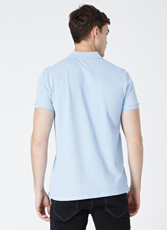 Fabrika Comfort Polo Yaka Düz Mavi Erkek T-Shirt NOBRO K CEPLI