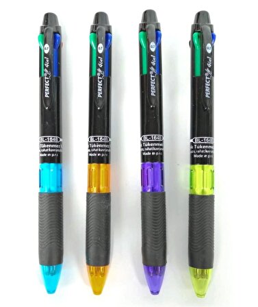 Gen-Of 4 Renkli Basmalı Tükenmez Kalem 