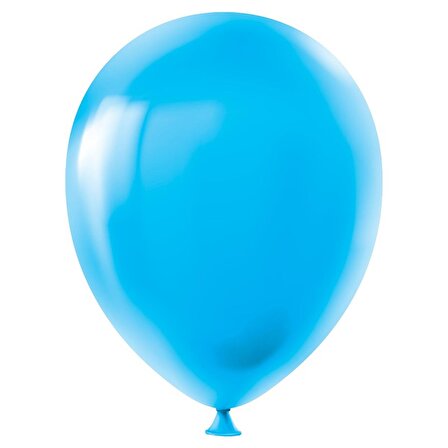 Balon Tek Renk 12" 100lü Mavi Kikajoj
