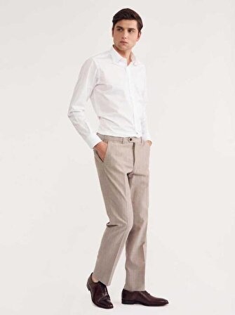 Bisse Erkek Platinum Klasik Pantolon BEJ PPNK20Y20124_D07