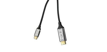 Inca ITCH-02TX  Type C to HDMI 4K Altın Uçlu 2 Metre  Kablo