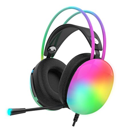 Inca IGK-X8S Empousa 7.1 RGB Oyuncu Kulaklık Siyah