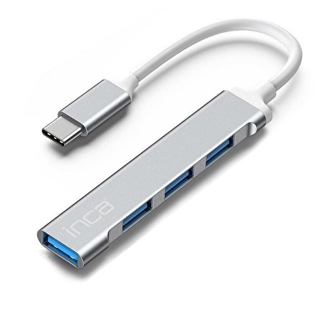 Inca Type-C Girişli 4Port Usb Çoklayıcı Hub - IUSB-04T