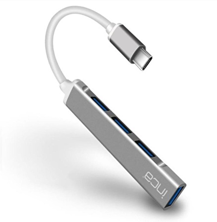 Inca Type-C Girişli 4Port Usb Çoklayıcı Hub - IUSB-04T