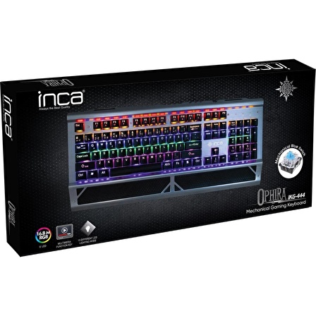 Inca IKG-444 Ophira Professional Switch  RGB Mekanik Gamig Keyboa