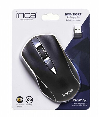 Inca IWM-393RT Sessiz Usb Kablosuz Mouse