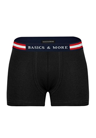 Basics&More Erkek 3lü Pack Lastikli Boxer