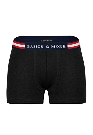 Basics&More Erkek 3lü Pack Lastikli Boxer