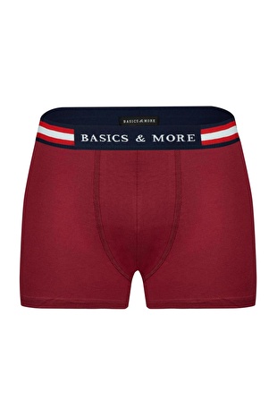 Basics&More Erkek 3lü Pack Lastikli Boxer