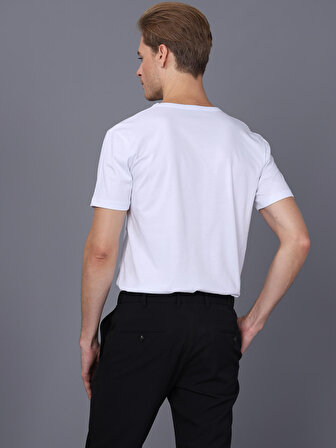 Basics&More Erkek V Yaka T-Shirt BM-01