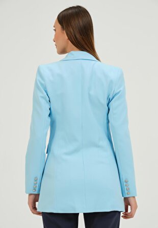 Basics&More Kadın Düğmeli Blazer Ceket 1676