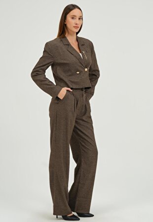Basics&More Kadın Blazer Ceket Pantolon Takım Elbise 2379